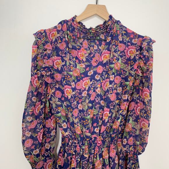 Misa Los Angeles Gianna Mini Dress Falaise Floral Womens Small - Picture 6 of 16